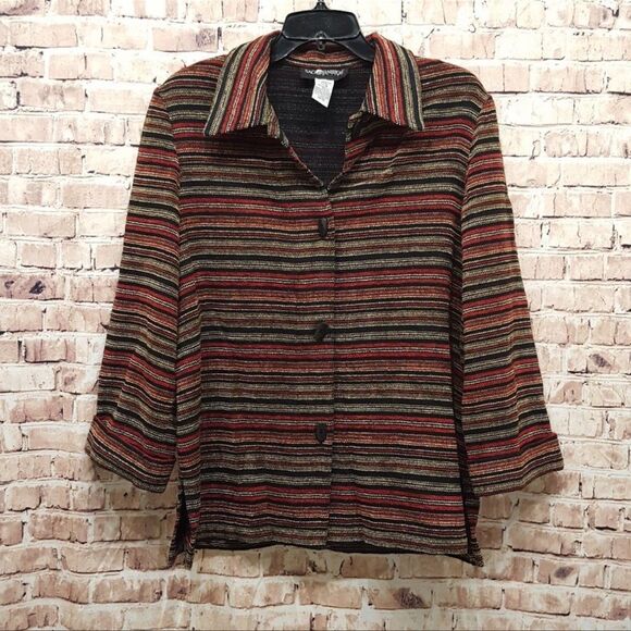 BUTTON Down Sweater Top - Picture 1 of 7